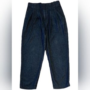 AG ADRIANO GOLDSCHMIED Yasmeen Lightweight Denim Pleated Wide Leg Jeans Size 27R